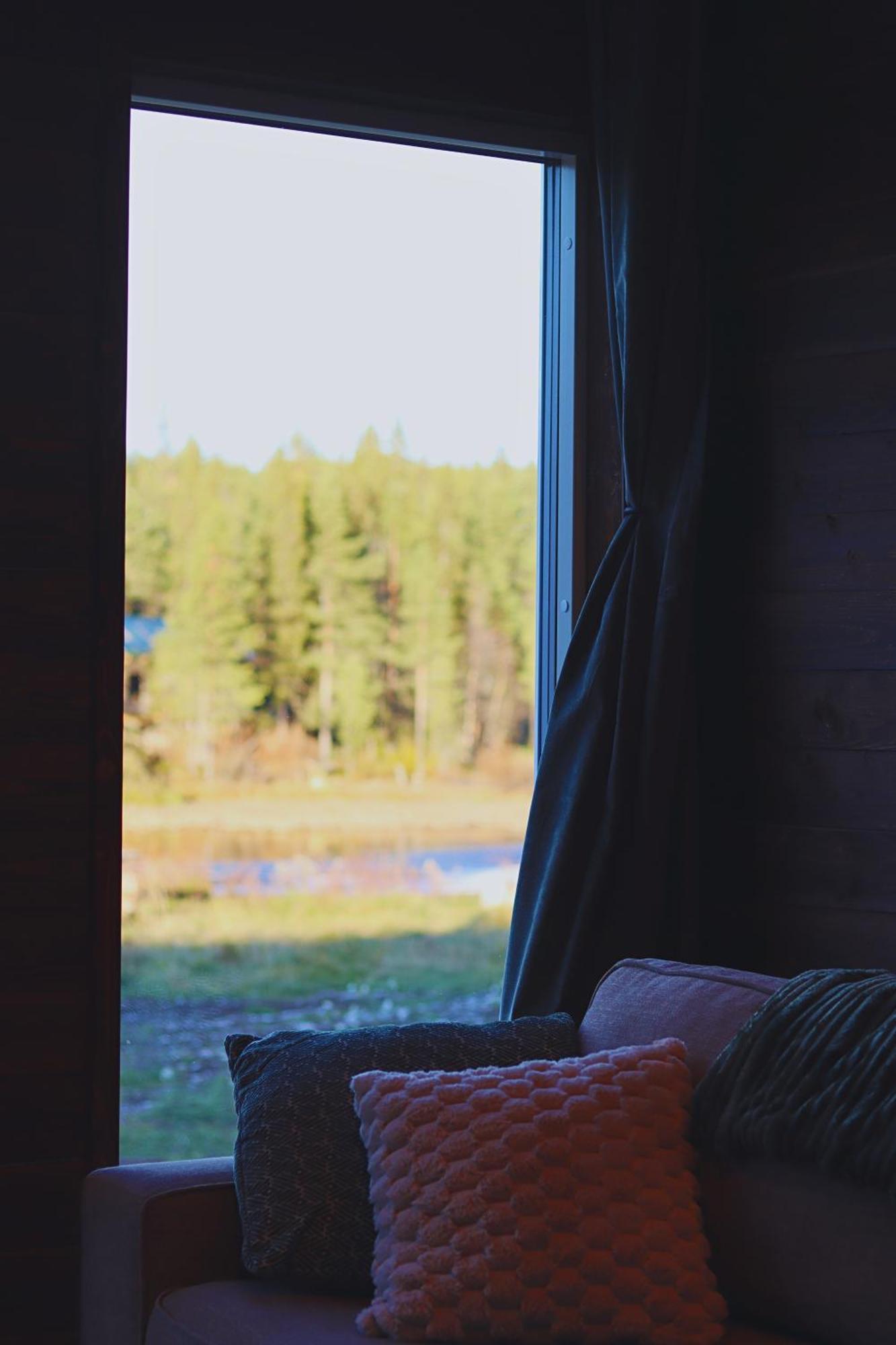 Reindeer River Lights Lodge Kiruna Bagian luar foto